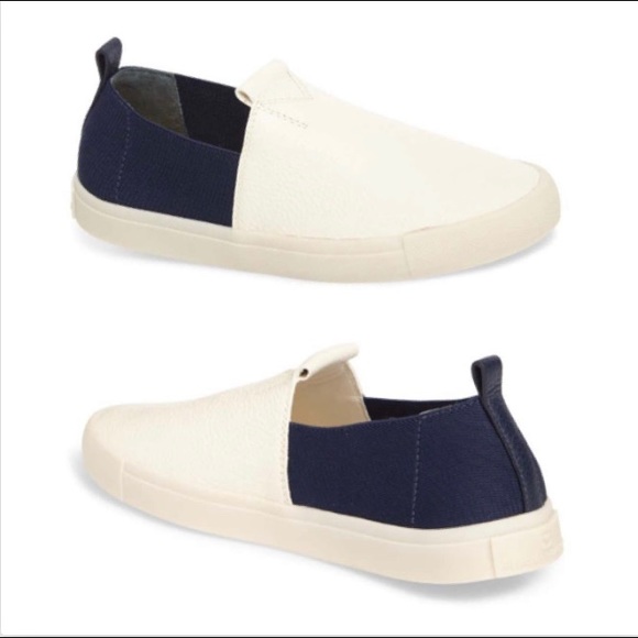 NEW Mercedes Castillo Arden Slip-On Sneaker size 8 Ivory - Picture 1 of 7